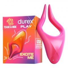 Durex Tease & Ride - Viaczónový stimulátor (ružový)