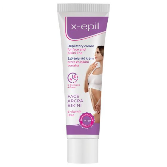 X-Epil - depilačný krém na tvár/intímne partie (40 ml)