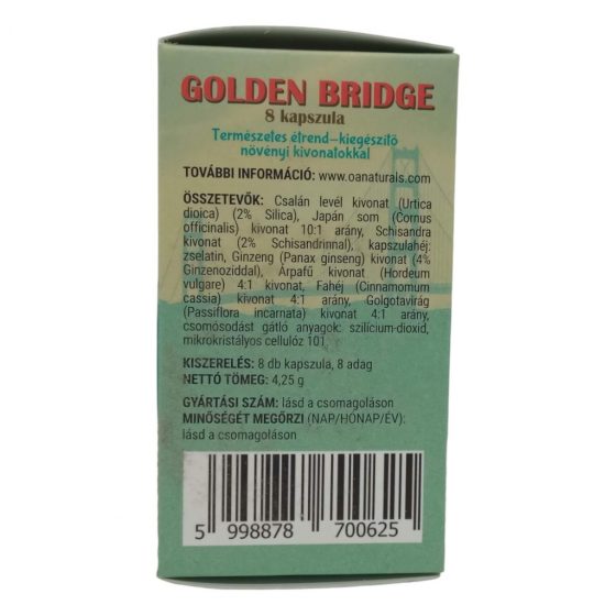 Golden Bridge - doplnok stravy s rastlinnými extraktmi (8ks)