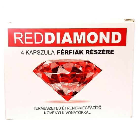 Red Diamond - prírodný výživový doplnok pre pánov (4ks)