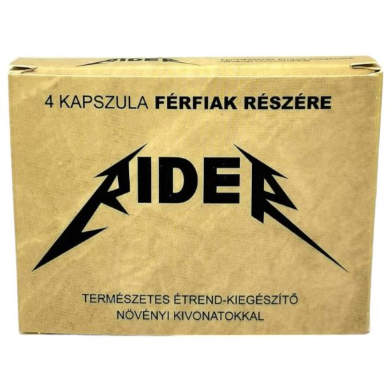 Rider - prírodný výživový doplnok pre pánov (4 ks)