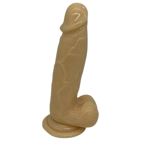 Desirel Titan - realistický dildo s varlatami (prírodný)