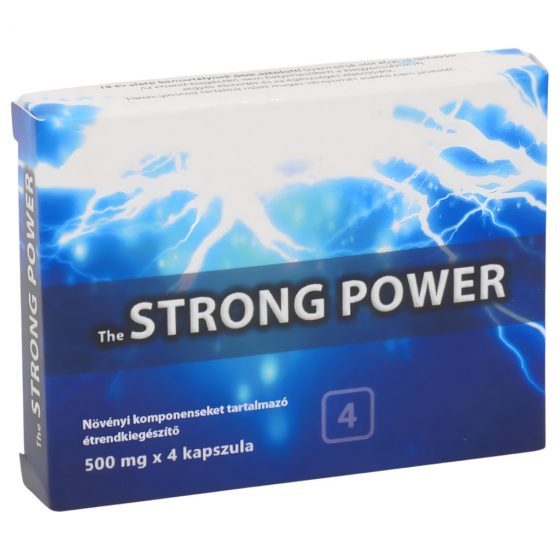 Strong Power Plus - výživový doplnok kapsuly pre mužov (4ks)