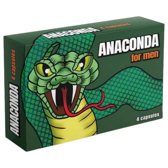 Anaconda - prírodný výživový doplnok pre mužov (4ks)