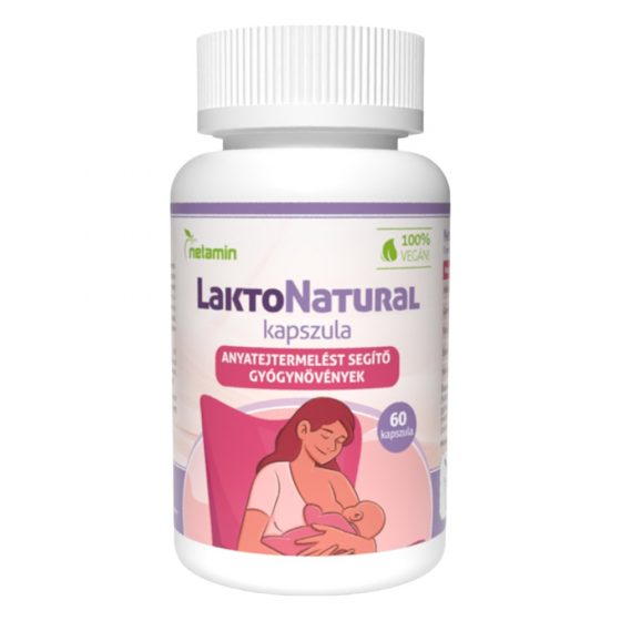 Netamin LaktoNatural - Výživový doplnok stimulujúci tvorbu mlieka v kapsuliach (60ks)
