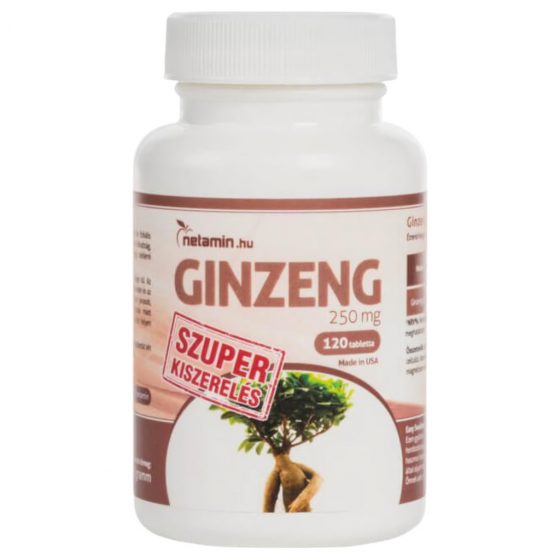 Netamin Ginzeng 250mg - výživový doplnok v kapsulách (40ks)