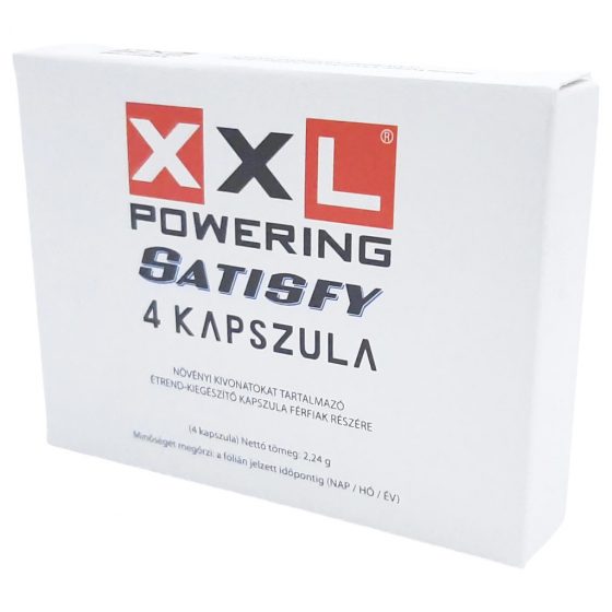 XXL powering Satisfy - silný výživový doplnok pre mužov (4ks)