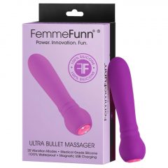   FemmeFunn Ultra Bullet - dobíjací tyčový vibrátor Premium (fialový)