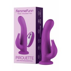   FemmeFunn Pirouette - dobíjací, rádiový, prémiový vibrátor (fialový)