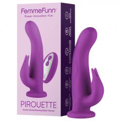   FemmeFunn Pirouette - dobíjací, rádiový, prémiový vibrátor (fialový)