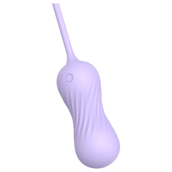 Sex HD Twist Egg - vibrujúce vajíčko s tlačnou funkciou (fialové)