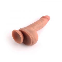   Dual Density - upínacie, realistické dildo - 18 cm (prírodné)