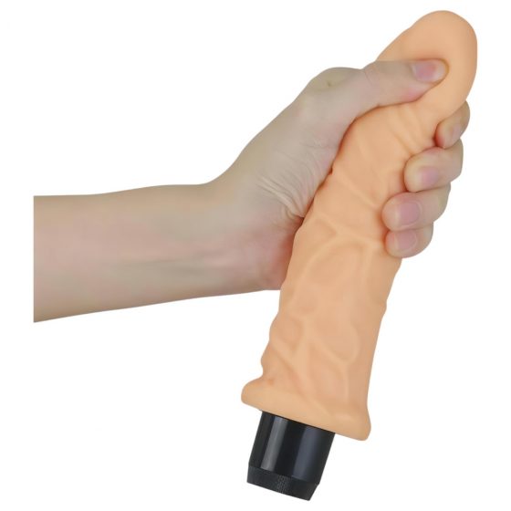 Lovetoy Real Feel - realistický vibrátor - 19 cm (prírodný)