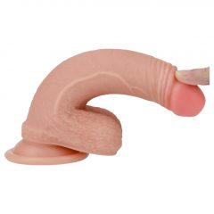   Lovetoy Nature Cock - dvojvrstvové realistické dildo - 18 cm (prírodné)