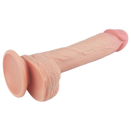 Lovetoy Nature Cock - upínacie dildo - 21 cm (prírodné)