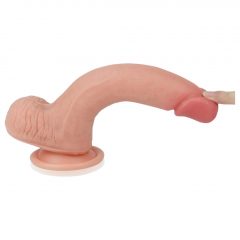   Lovetoy Nature Cock - realistický dvojvrstvový dildo - 20cm (prírodný)