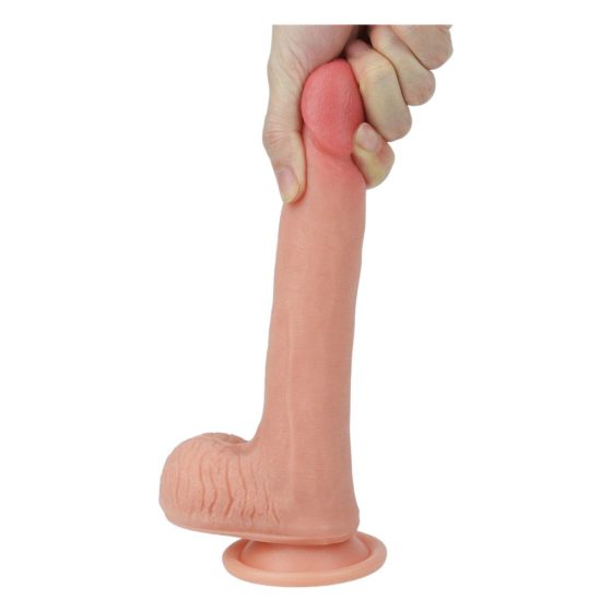 Lovetoy Nature Cock - realistický dvojvrstvový dildo - 20cm (prírodný)