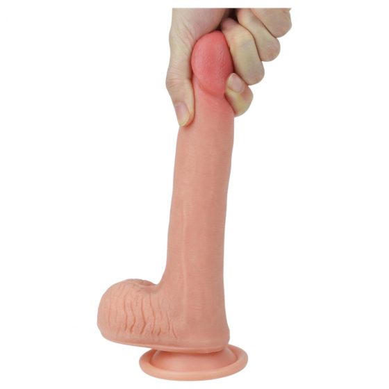 Lovetoy Nature Cock - realistický dvojvrstvový dildo - 20cm (prírodný)