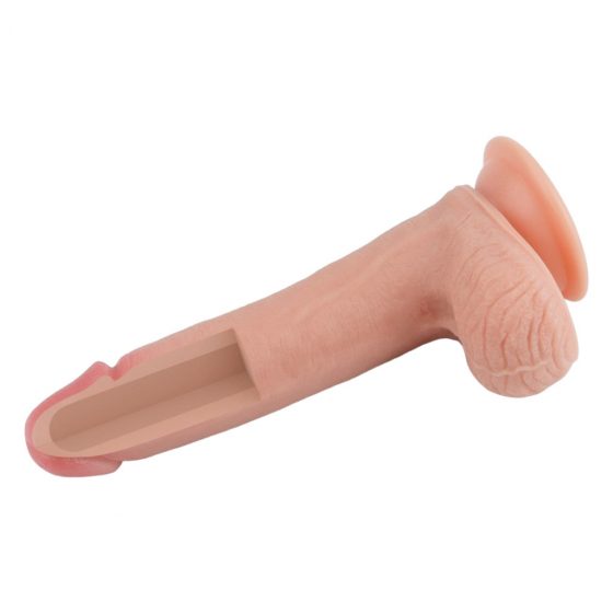 Lovetoy Nature Cock - realistický dvojvrstvový dildo - 20cm (prírodný)