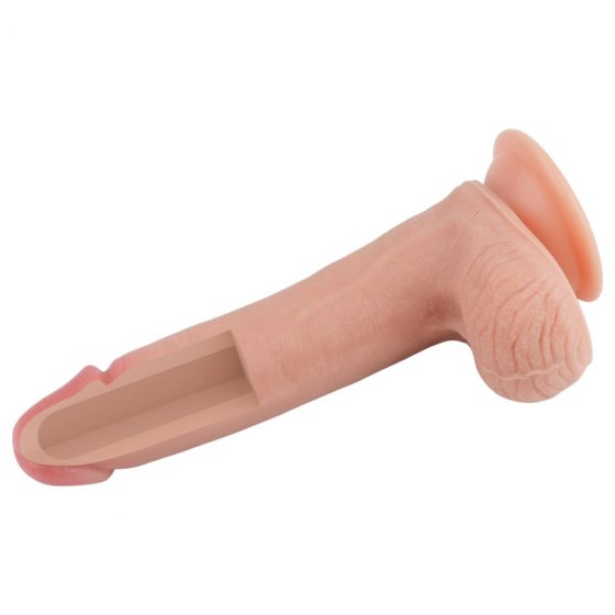 Lovetoy Nature Cock - realistický dvojvrstvový dildo - 20cm (prírodný)