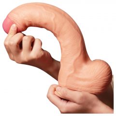   Lovetoy Nature Cock - dvojvrstvové realistické dildo - 28 cm (prírodná farba)