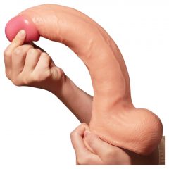   Lovetoy Nature Cock - obojstranné realistické dildo - 30cm (prírodné)