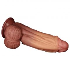   Lovetoy Nature Cock - dvojvrstvové dildo - 26 cm (prírodné)