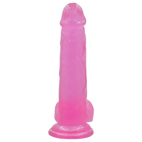 Lovetoy Jelly Studs - realistický dildo s prísavkou - 20 cm (ružový)