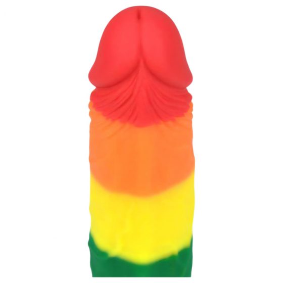 Lovetoy Prider - realistické dildo - 19 cm (dúhové)