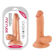   Mr. Rude - upínacie dildo na semenníky - 17 cm (prírodné)