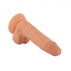   Mr. Rude - upínacie dildo na semenníky - 19 cm (prírodné)