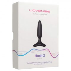   LOVENSE Hush 2 XS - dobíjací malý análny vibrátor (25 mm) - čierny