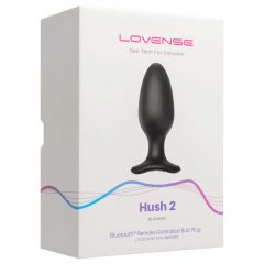   LOVENSE Hush 2 L - dobíjací malý análny vibrátor (57 mm) - čierny