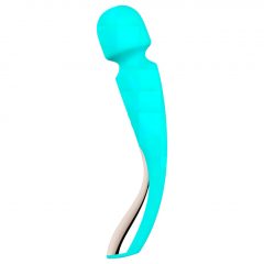   LELO Smart Wand 2 - veľký - dobíjací masážny vibrátor (tyrkysový)