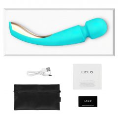   LELO Smart Wand 2 - veľký - dobíjací masážny vibrátor (tyrkysový)