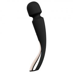   LELO Smart Wand 2 - veľký - dobíjací masážny vibrátor (čierny)