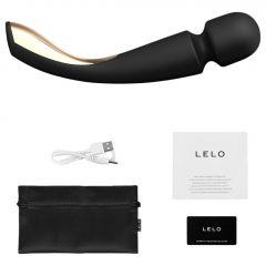   LELO Smart Wand 2 - veľký - dobíjací masážny vibrátor (čierny)