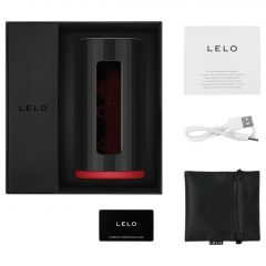   LELO F1s V2 - Inteligentný dobíjací interaktívny masturbátor (čierno-červený)