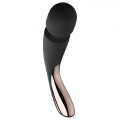   LELO Smart Wand 2 - stredný - dobíjací masážny vibrátor (čierny)