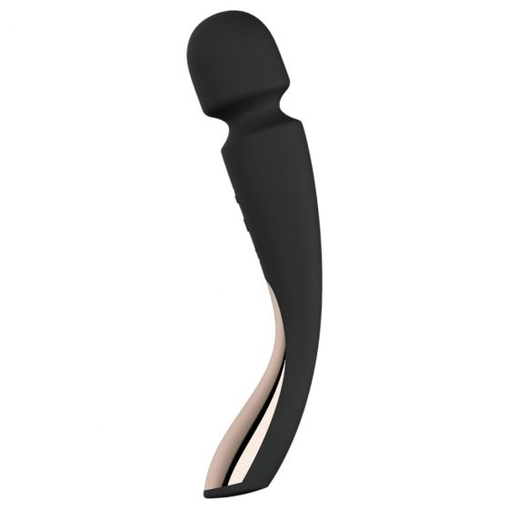 LELO Smart Wand 2 - stredný - dobíjací masážny vibrátor (čierny)