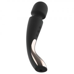   LELO Smart Wand 2 - stredný - dobíjací masážny vibrátor (čierny)