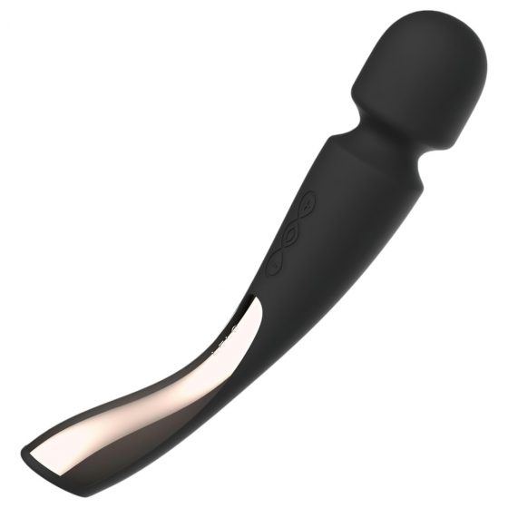 LELO Smart Wand 2 - stredný - dobíjací masážny vibrátor (čierny)