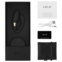 LELO Tiani Duo - silikónový vibrátor (čierny)