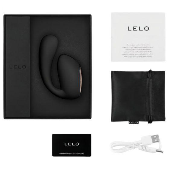 LELO Ida Wave - inteligentný dobíjací vibrátor (čierny)