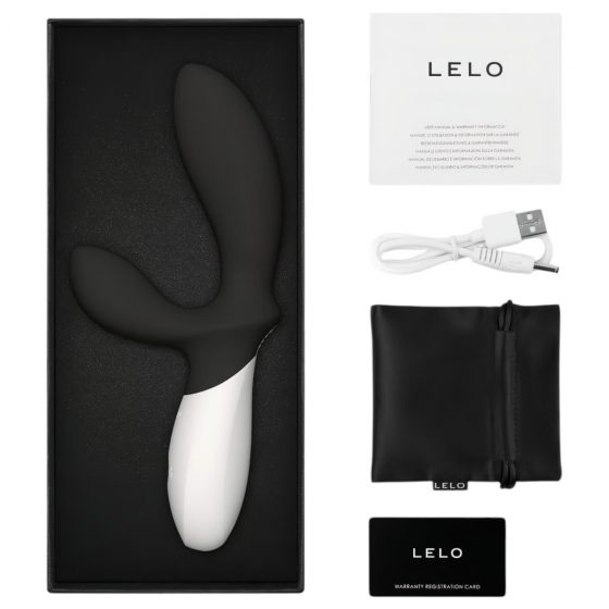 LELO Loki Wave 2 - dobíjací, vodotesný vibrátor na prostatu (čierny)