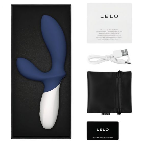 LELO Loki Wave 2 - dobíjací, vodotesný vibrátor na prostatu (modrý)