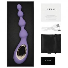   LELO Soraya Beads - dobíjací, vodotesný análny vibrátor (fialový)