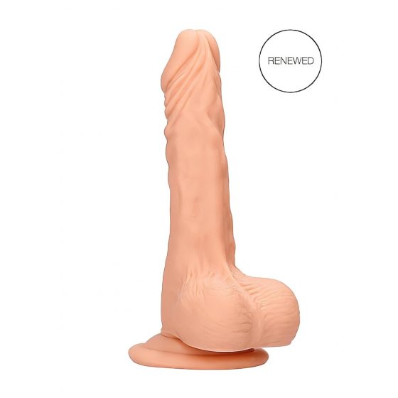 RealRock Dong 8 - realistické dildo s penisom (20 cm) - prírodné