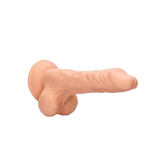 RealRock Dong 8 - realistické dildo s penisom (20 cm) - prírodné