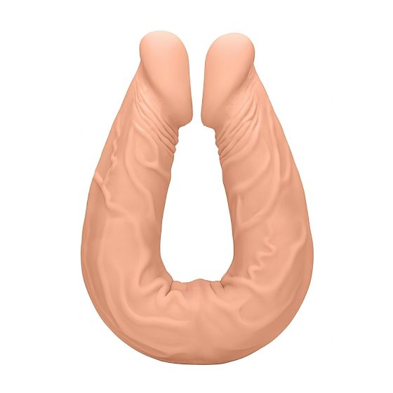 RealRock Double Dong 14 - dvojité dildo (36 cm) - prírodné